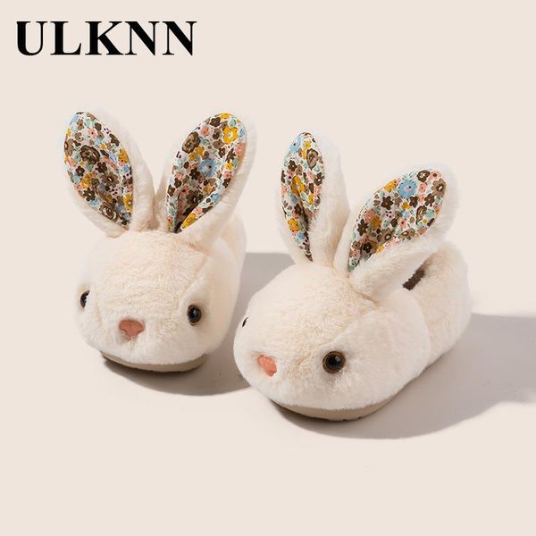 

slipper girl home shoes the 2021 children boys cute cartoon slippers bag with warm winter antiskid baby cotton, Black;grey