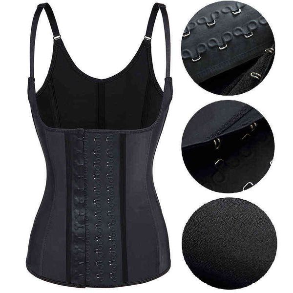 

waist tummy shaper buckle waist rubber garment latex shaping small shoulder belt girdle vt for women