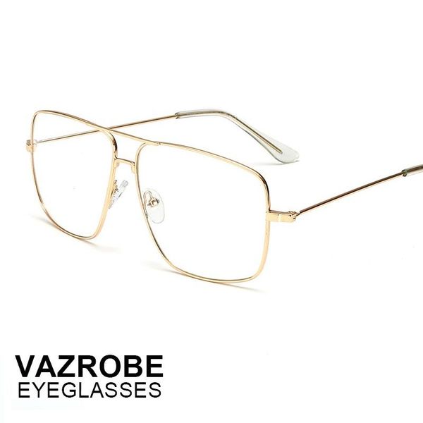 

fashion sunglasses frames vazrobe vintage glasses frame men women eyeglasses man square thin ultra-light prescription spectacles for men&#03, Black