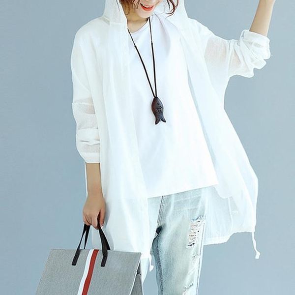 

women's trench coats autumn summer hooded color cardigan 2021 solid single-breasted long sleeve casual loose women ae803, Tan;black