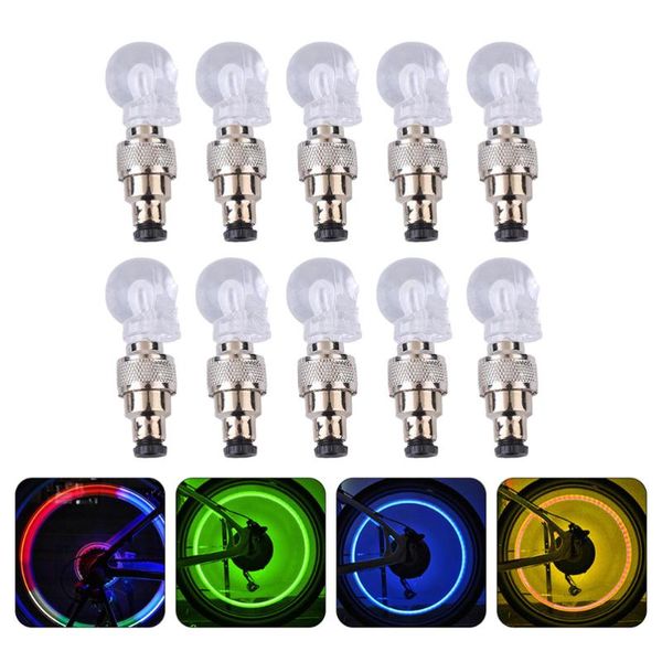 

bike pumps 10pcs mtb lamp wheel light interesting tire