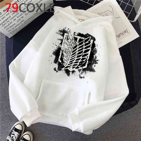 

anime attack on titan hoodi korea hip hop men hoddi y2k athetic anime, Black