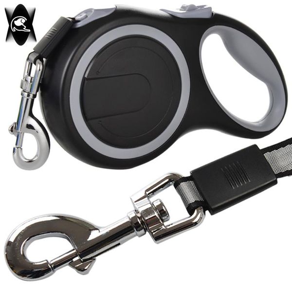 

dog collars & leashes classic retractable leash heavy duty big walking running rope automatic for small large dogs 3m 5m 8m
