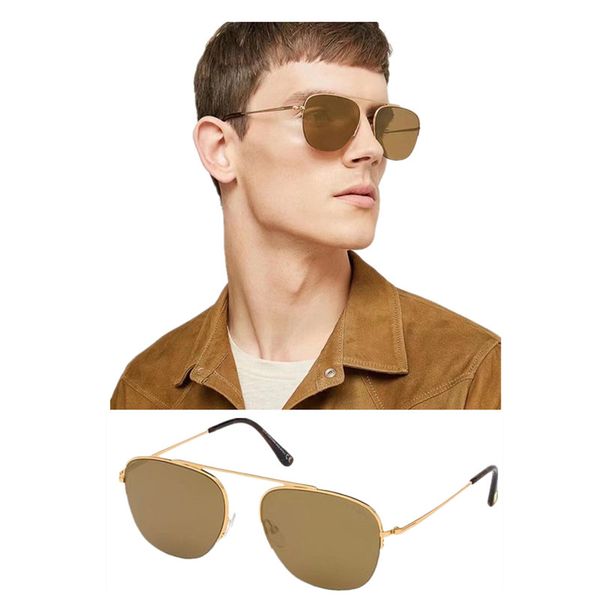 

fashion men pilot polarized sunglasses uv400 56-18-145 metal halfrim gradient goggles lightweight women eyeglasses, White;black