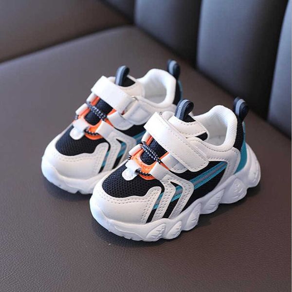 

kids sport shoes girls boys sneakers baby running shoes children soft bottom breathable outdoor shoes g1025, Black;red