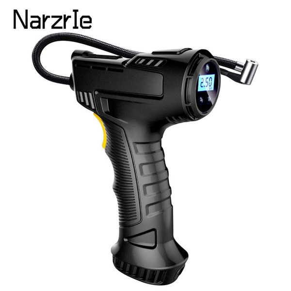 

portable car air pump 120w inflatable rechargeable compressor digital wired/wireless auto tire inflator equipment