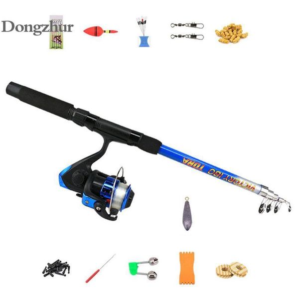 

steel fishing rod portable fish lure floats accessories tool set boat rods
