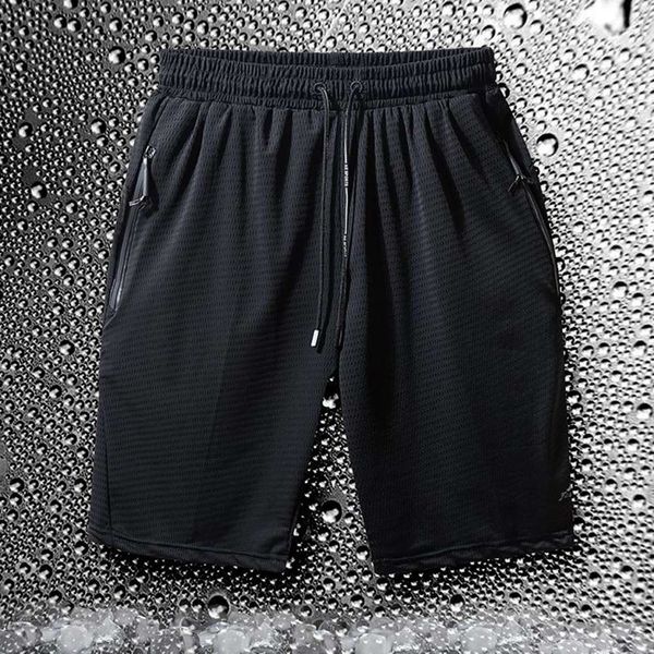 

large shorts brand men's size -7xl 8xl summer thin mesh quick dry breathable beachwear beach bermuda boy male, White;black