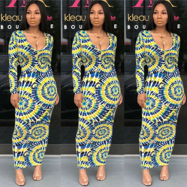 

women autumn boho long sleeve bodycon v neck off shouleder slim maxi dress casual dresses, Black;gray