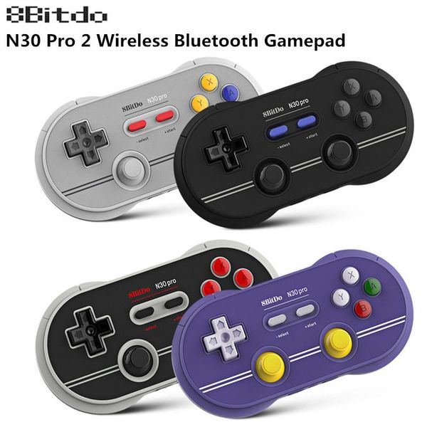 

game controllers & joysticks 8bitdo n30 pro 2 wireless bluetooth gamepad gaming controller with joystick for switch computer mobile phone