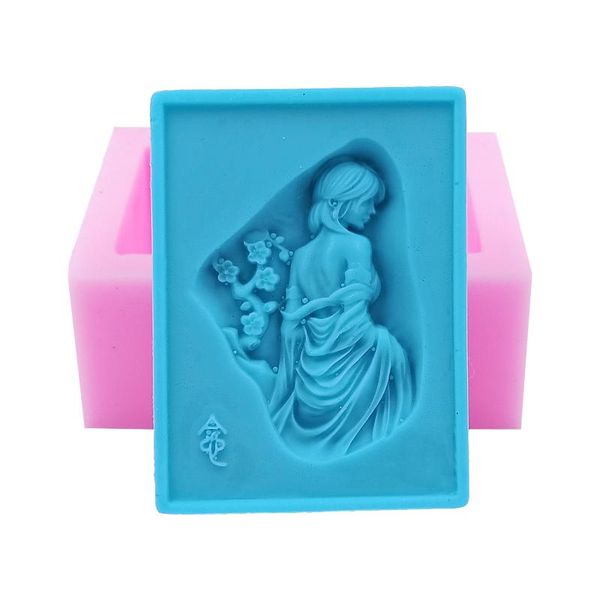 

craft tools monqui woman beauty fair silicone soap molds candle art resin