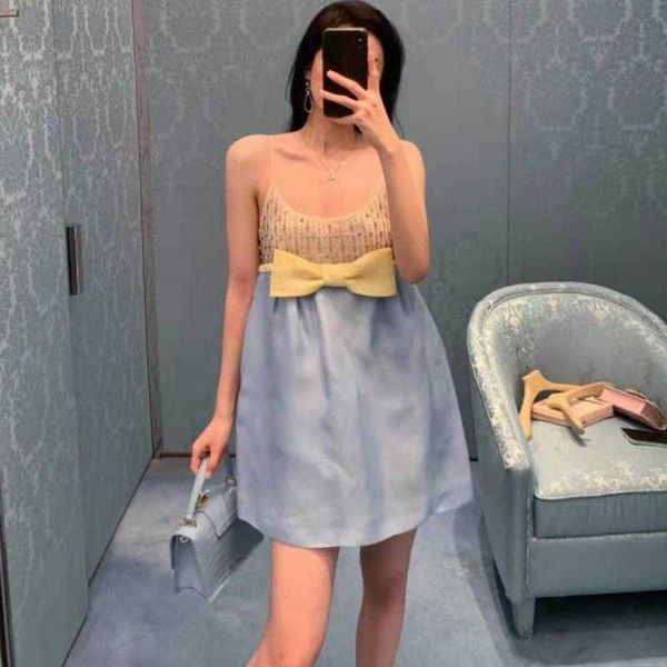 

fabpop runway brand women clothes holiday party dress girls bow luxuryr beaded sling fashion mini dress gb541 210709, Black;gray