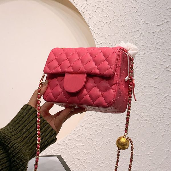 

women lambskin quilted mini pearl crush flap bags rectangular/square 17cm/20cm genuine leather cosmetic purse outdoor sacoche fashion trend