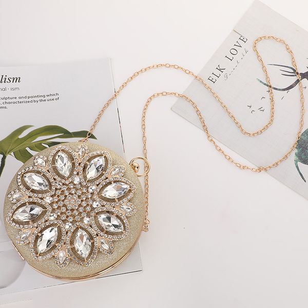 

fashion evening bag 2021 mobile phone zero wallet multi function cosmetic women's round dinner