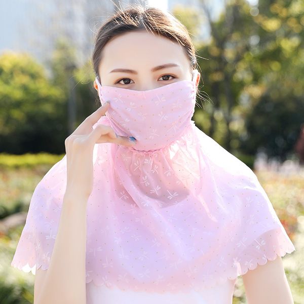 

print summer sunscreen sweet women's neck protection shawl outdoor thin riding mask