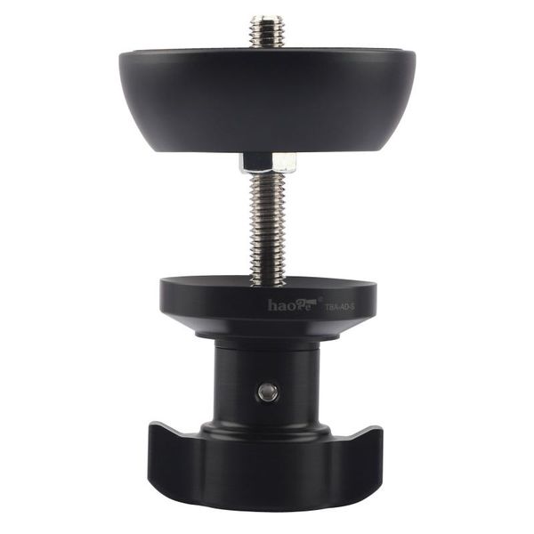 

lens adapters & mounts haoge 75mm half ball bowl adapte, metal flat to adapter convert video tripod and fluid head with 3/8" screws