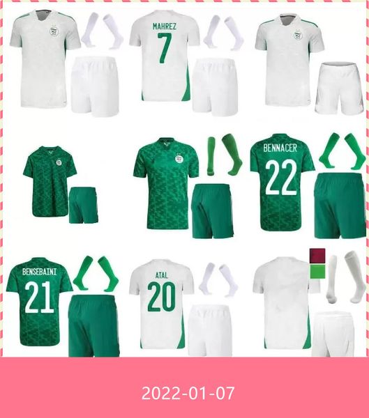 

algeria special soccer jerseys home away 2022 mahrez argelia 21 22 algerie atal feghouli slimani men kids kit goalkeeper football shirt0, Black;yellow