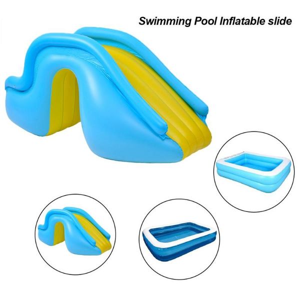 

pool & accessories inflatable waterslide wider steps swimming supplies slide bouncer castle waterslides kids water play recreation facility