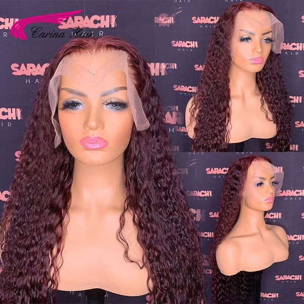 

lace wigs 13x4 colored curly lacefront human hair with babyhair transparentlace front wig for women, Black;brown