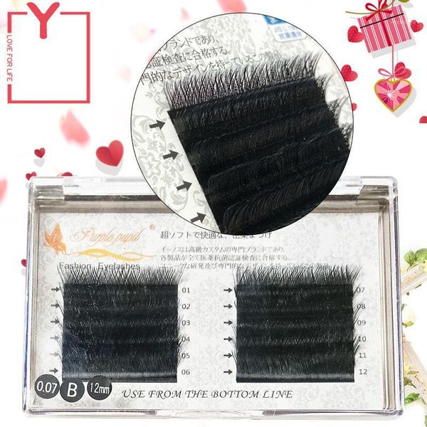

lashes eyelash extensions natural premade fans individual private label1
