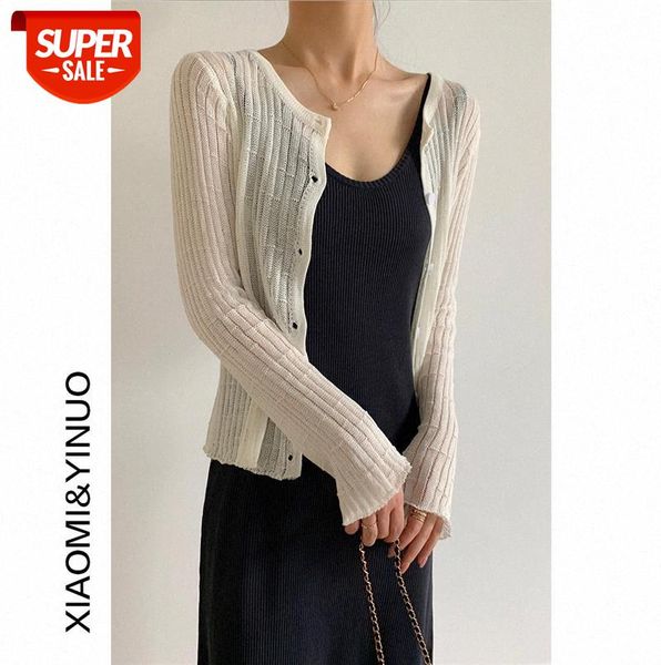 

[ou fan] 7439 sweater cardigan women's book jacket loose-fitting women #pk7a, Black;gray