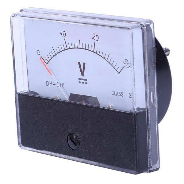 

multimeters dh-670 accuracy dc 30v analog panel meter voltmeter