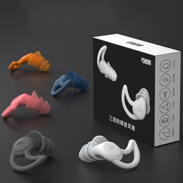 

2pairs anti noise earplugs protective sleeping ear plug for study snoring waterproof safety soft earplug small size girl nose clip