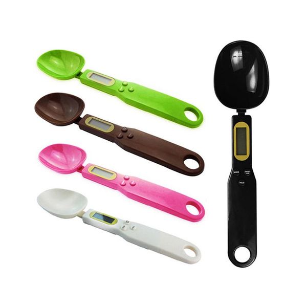 Spoons portátil eletrônico de medição colher escala digital pesando suprimentos de cozinha home