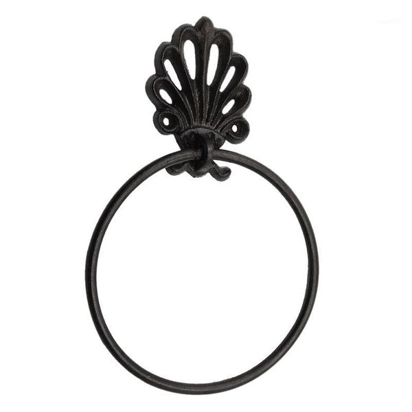 

towel racks industrial style rack ring wall mount round holder iron bathroom toilet home els decoration vintage1