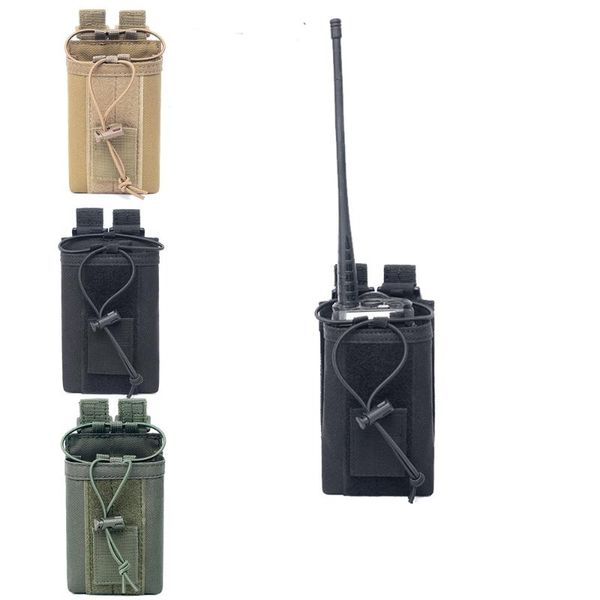 

outdoor bags nylon pouch tactical sports pendant military molle radio walkie talkie holder bag magazine mag pocket