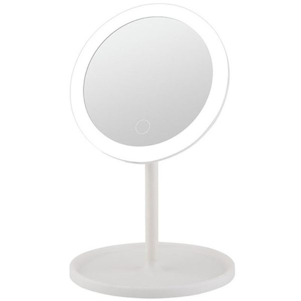 

compact mirrors folding cosmetic mirror multi angle rotation storage tray removable base high definition color rendering