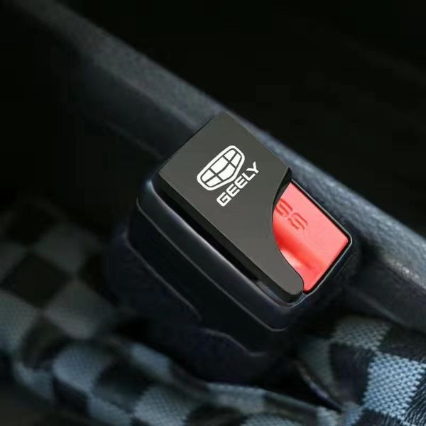 

safety belts & accessories 1pc hidden zinc alloy car seat belt buckle clip for geely atlas coolray bo rui yue ck saloon emgrand ec7