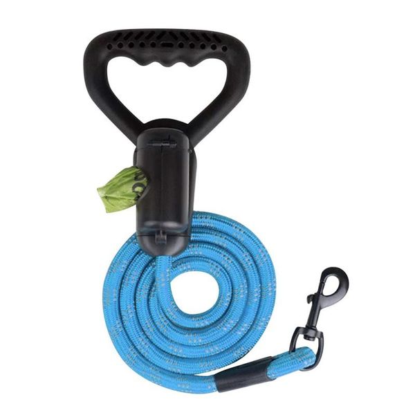 

pet dog reflective leashes running training with heavy duty ergonomic soft rubber handle supplies collars &