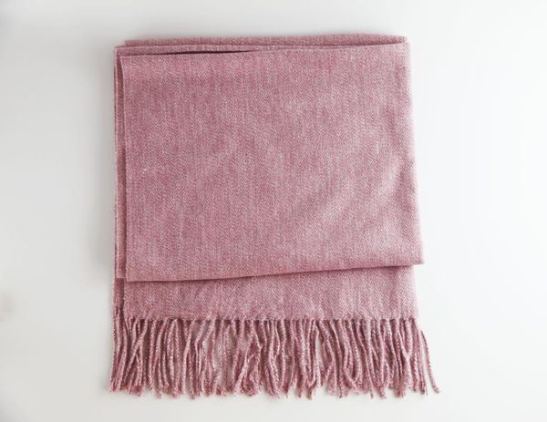 

scarves women's warm scarf thick shawl long winter 2021 top, Blue;gray