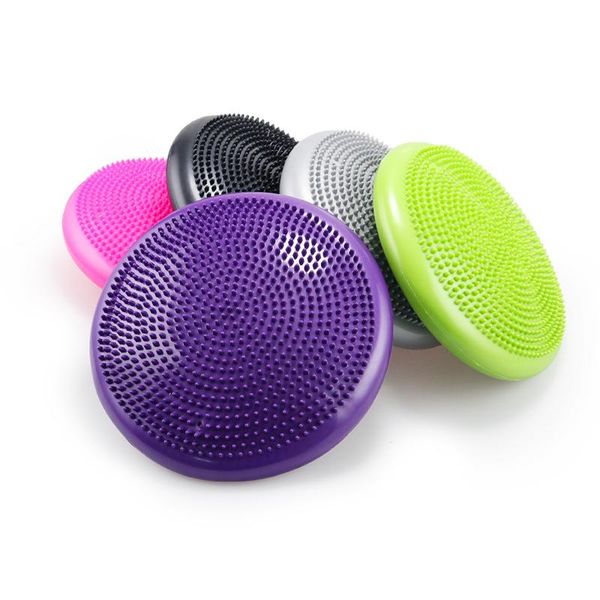 

33cm durable inflatable yoga massage ball pad universal sports gym fitness wobble stability disc cushion balls