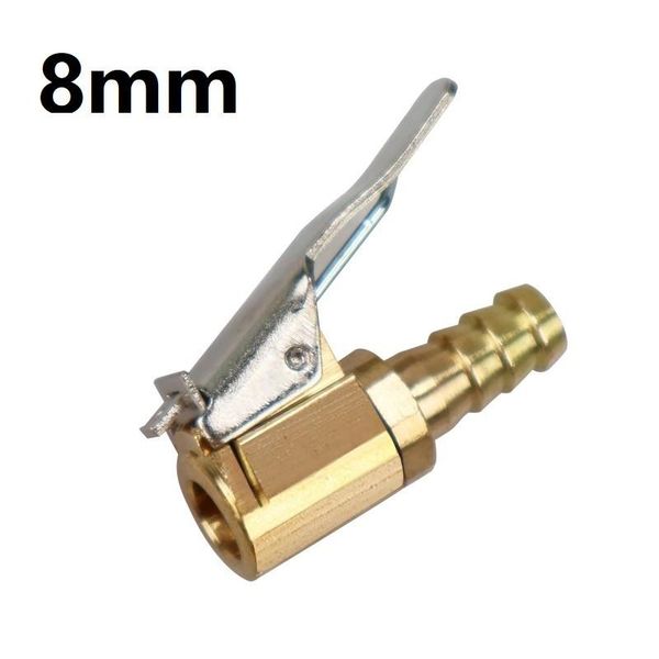 

hand tools workshop equipment 8mm inflatable collet with lock connector tire inflator valve and clamp connects to 5/16" id hose