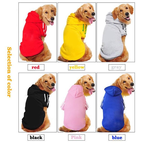 

dog apparel clothes classic pet hoodies for large autumn coat jacket chihuahua retriever labrador clothing