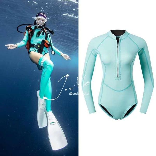 

one-piece suits close-fitting 1.5 mm neoprene swimming sexy