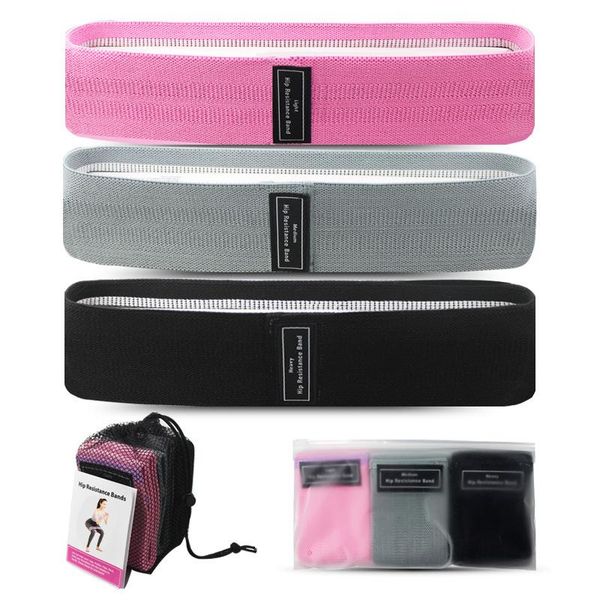 

resistance bands fitness tension band braided latex elastic yoga beautiful buttocks circle squat with hip set gym