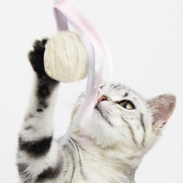 

[mpk store] rattan ball with bell, cat toy, health stimulates cardiovascular in pets toys