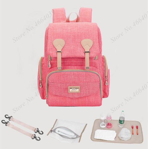 

diaper bags fashion mummy maternity nappy bag 2021 large capacity baby travel backpack nursing for care strollers