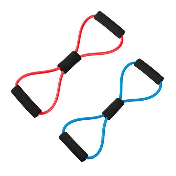 

type pull rope chest expander yoga fitness2pcs resistance training bands tube workout stretch exercise for