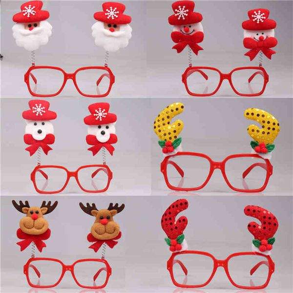 

christmas children's gifts creative cartoon santa claus eyeglasses frame party decoration p toys