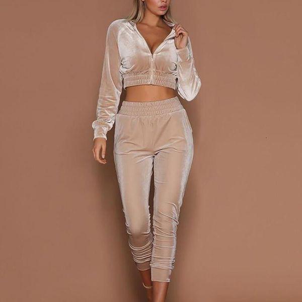 

women's two piece pants 2021 winter fashion outfits for women tracksuit hoodies loose solid color sweatpants casual sports 2 set sweats, White