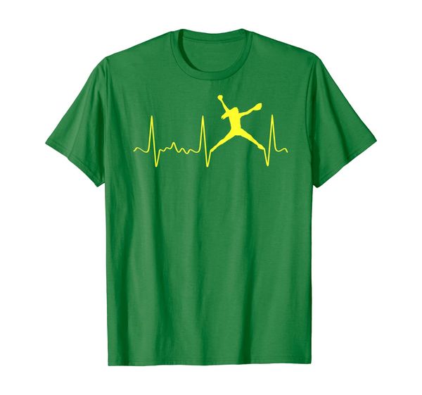 

Yellow Softball Heartbeat Pitcher Shirt - Softball EKG Tee, Mainly pictures