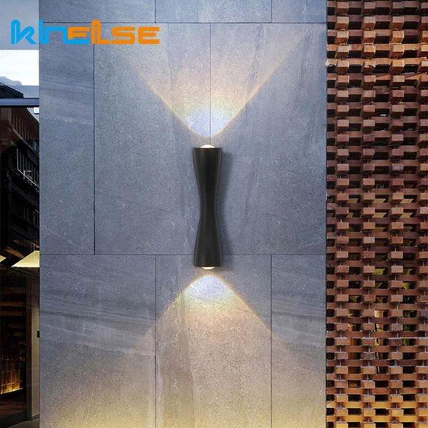

outdoor wall lamps led lamp waterproof ip65 modern up and down sconces aisle stair bedroom balcony living room lighting lumianire