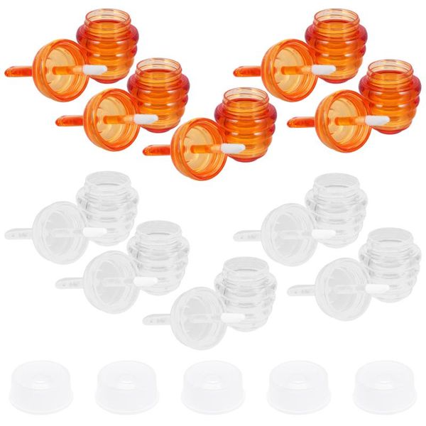 

storage bottles & jars 10pcs empty lip gloss tubes honeycomb lipstick container