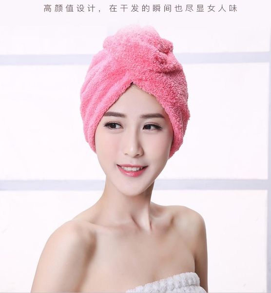 

shower caps soft hair dryer towel strong absorbent and quick-drying cap headband
