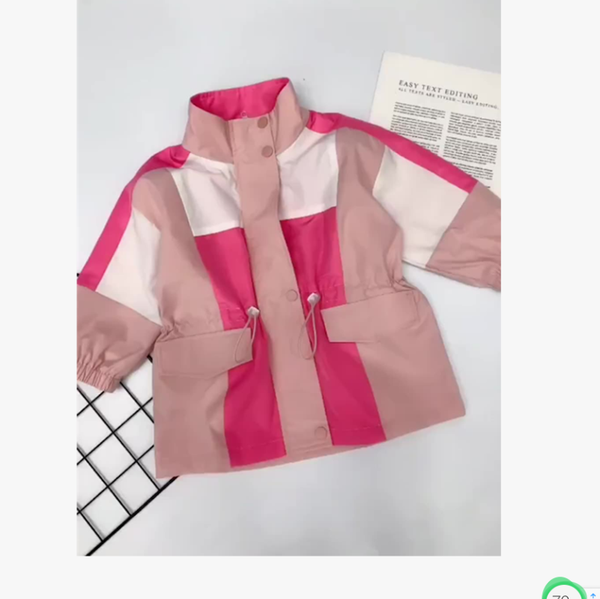 

spring autumn girls casual jackets outerwear baby fashion coat printing windbreaker children clothing 2 4 7 years, Blue;gray