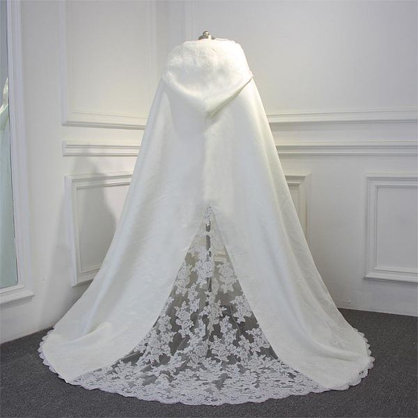 

wraps & jackets style amanda novias long wedding capes accessories real pos, White
